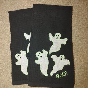 Ghost kitchen towels boo! Halloween goth